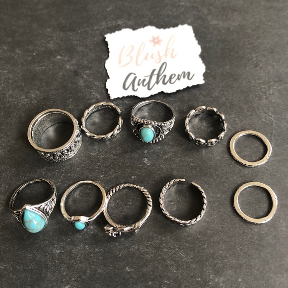 3/$25⚡️boho stackable ring set - Picture 9 of 10